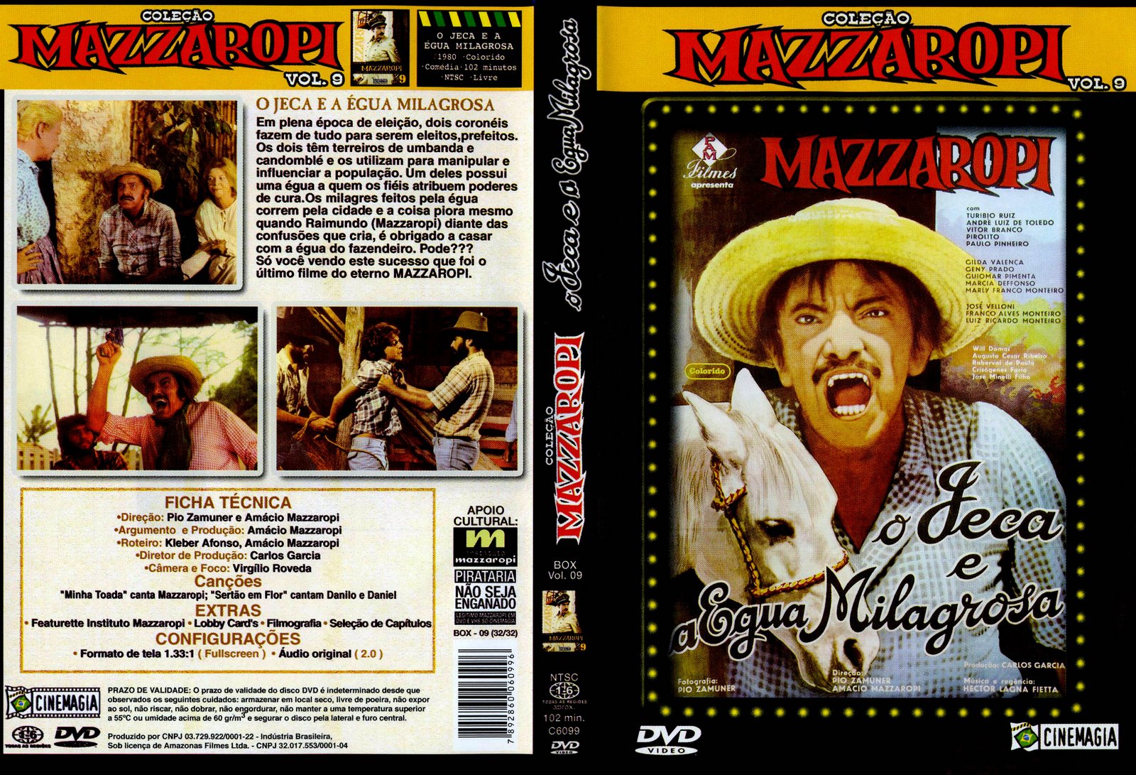 Capa: Mazzaropi – O Jeca e a Égua Milagrosa Filme